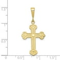 thumbnail image 3 of 10k Yellow Gold Cross Charm Pendant, 3 of 3