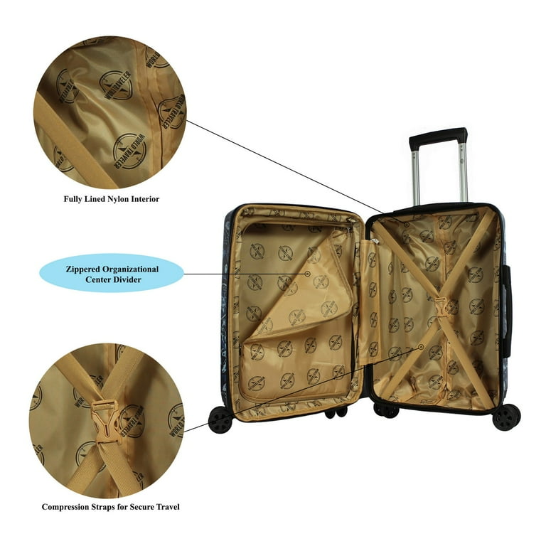 Free Shipping! World Traveler Seasons 2-Piece Hardside Carry Free Shipping! World Traveler Seasons 2-Piece Hardside Carry