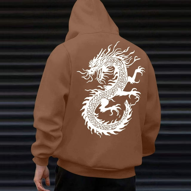 Sudadera con capucha para mujer, estampada, cuello redondo, manga larga, sudadera con capucha, camiseta, blusa, blusa de poliéster para hombre