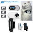 thumbnail image 2 of liraijei Dog Camera Collar No Wifi Needed Tracker Collar Sport Video Angle With Pet Records Supplies Wide 170 Camera Acti Camera E3K8, 2 of 9