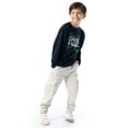 thumbnail image 2 of Wonder Nation Boy's Long Sleeve Elevated Graphic T-Shirt, Sizes 4-18 & Husky, 2 of 8