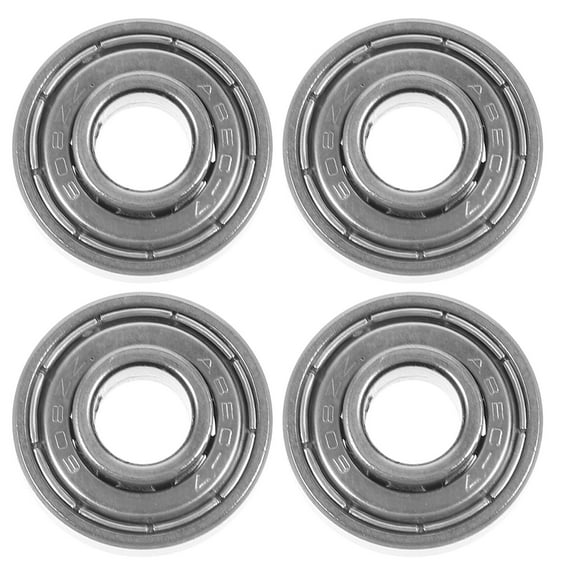 Beaupretty 4Pcs Silver Wheelchair Ball Bearings Front Wheel Axle Replacement Parts