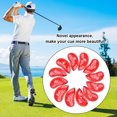 thumbnail image 4 of Eigraketly 12 unidades/juego de cubiertas para cabeza de palo de Golf, cubierta para cabeza antiarañazos, pieza de repuesto, funda protectora, accesorio Golf Rojo Eigraketly OD025136-02, 4 of 6