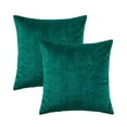 thumbnail image 6 of Home Soft Things Pleated Velvet 2 Piece Throw Pillow Cover Set - Sapphire - 26" x 26", 6 of 7