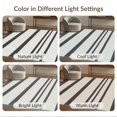 thumbnail image 7 of ODIKA 2'x3' Washable Throw Rug Non-Slip, Low Profile, Flatwoven, Easy Care Striped Farmhouse Door Bold Bands Contemporary Stripe Doormat for Hallway, Study Room, 7 of 7
