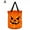 A, variant on LED Light Halloween Trick or Treat Bucket Pumpkin Candy Bags Collapsible Halloween Basket for Thanksgiving Party Gift Basket