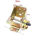 thumbnail image 2 of 4 Pcs Folding Table Leg, Folding Support Frame, Self-Locking Hinges, Workbench Folding Hinge Hardware, Folding Legs, Folding Extension Lock，, 2 of 5