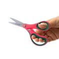thumbnail image 3 of LIVINGO 3 Pack Pointed Tip Scissors with Cover for Crafts, 5 inches, Pink Yellow Blue, 3 of 7