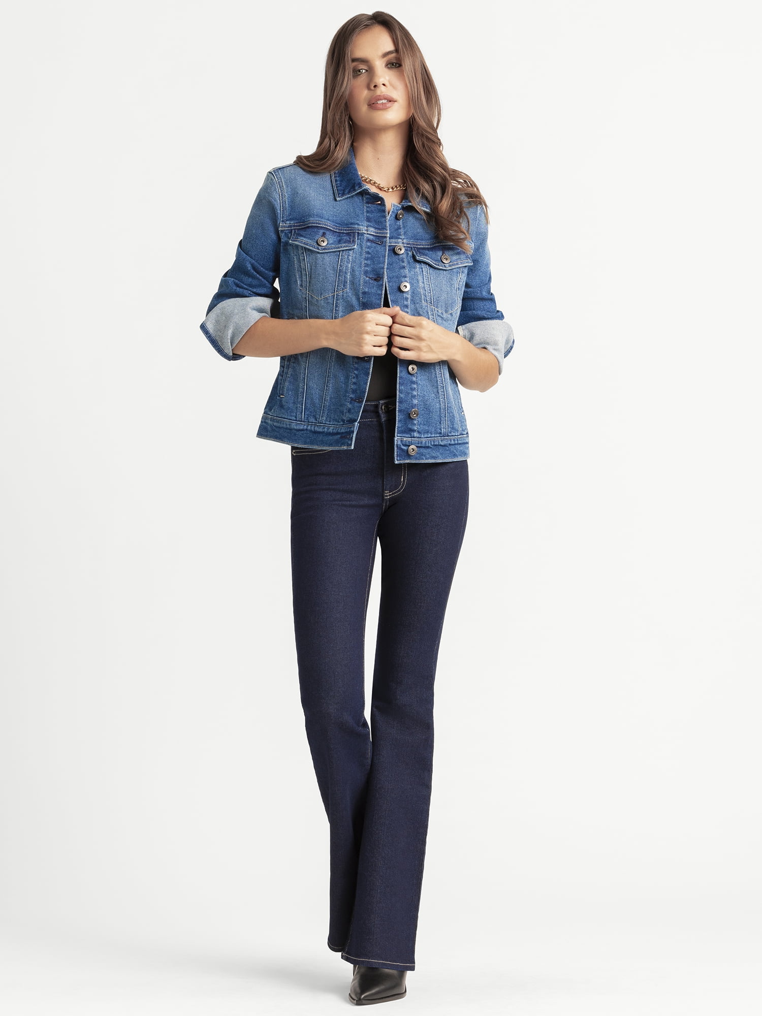 Jessica Simpson Women's Reagan Relaxed Denim Jacket, Sizes XS-XL