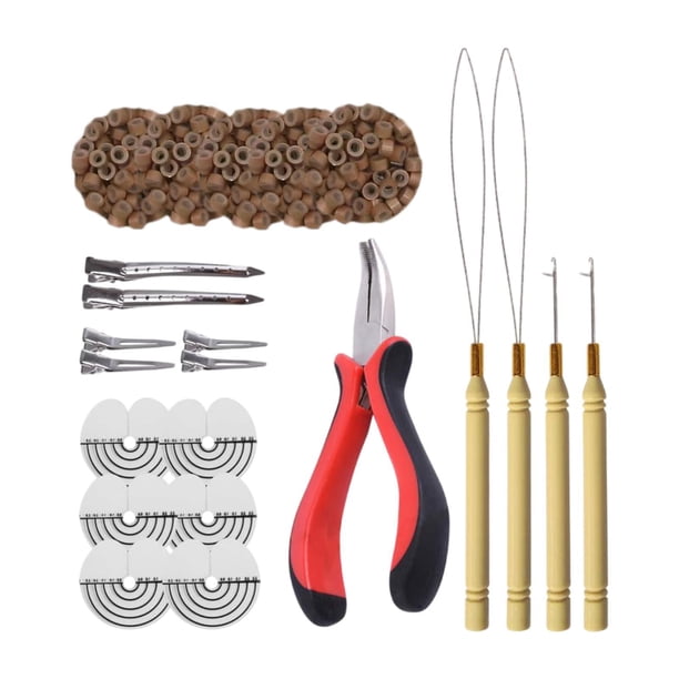 Herramienta de extensión del cabello 500 BODAS DE Silicona Anillos Suministres de peluquería para salón Color 5