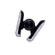 thumbnail image 1 of Cateissary Soporte de teléfono para automóvil Automático Montado en el vehículo Diamantes de imitación Soporte de clip integrado Soporte Videojuegos y accesorios Blanco, 1 of 6