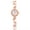 White, variant on Xinyolin Rhinestone Round Dial Leaf Linked Thin Strap Watch, Fashion Women's Quartz Wrist Watch