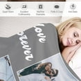 thumbnail image 5 of Fathers Day Personalised Gifts from Daughter Son-Custom Blanket with Photo Text-Customised Blankets-Multiple Colors Sizes Soft Flannel Blankets-Gifts for Dad Mum Grandma Grandfather, 5 of 6