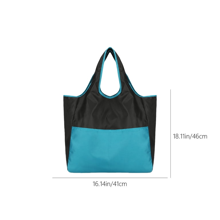 expedition travel tote bag Kyusrd Handheld Shoulder Bag Sporty Travel Tote Border Fashion Foldable Shoulder Bag For Hiking And Travel Expedition, Adult Unisex, Size: Large, Blue