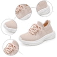 thumbnail image 7 of enyan Little Boys Girls Soft Strap Mesh Jogger Athletic Sneakers (Little Kid/Big Kid) Pink,12, 7 of 7