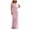 Red-MkZJz, variant on RFQWOVSR Womens Draped Neck Ruched Maxi Dress Elegant Flowing Silhouette Gown M