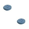 thumbnail image 3 of Almohadillas redondas de pana Wosthever 2Conjunto Azul, 3 of 6