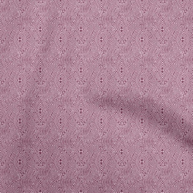 oneOone Velvet Wine Fabric Geometric Craft Projects Decor Fabric Printed By The Yard 58 Inch Wide