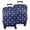Blue Gold Sun, variant on Black White Sun Moon Snake Butterfly Pattern Luggage Cover Fashion Suitcase Cover Baggage Covers Fit 25-28 Inch Luggage (Go Travel)