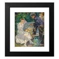 thumbnail image 2 of Edvard Weie 12x14 Black Modern Framed Museum Art Print Titled - In the Vicar's Garden, Christianso (1916 - 1917), 2 of 5