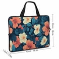 thumbnail image 2 of AWERP Flowers Seamless Pattern Laptop Handle Bag Diving Fabric Computer Protect Case Tablet Cover Neoprene 17inch, 2 of 5