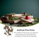 thumbnail image 4 of 1 Juego de Pinos Artificiales de Pino con Bayas Rojas, Piñas, Tallos y Ramas para Arreglo Floral Navideño, 4 of 8