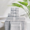 thumbnail image 2 of Evimpex Solid 6-piece Towel Set, 100% Cotton Premium Soft Bathroom Towels, 2 of 5
