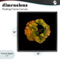 thumbnail image 4 of Stupell Industries Coastal Overlapping Ginkgo Leaves Black Floating Frame Canvas Art, 18 x 18, by Beth Adoette, 4 of 8