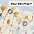 thumbnail image 4 of Floral Shower Curtain for Bathroom, Colorful Leaves Curtain Bathroom Decoration, Shower Curtain Set with Curtain Hooks, 4 of 6