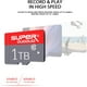 thumbnail image 5 of Memoria Micro SD de 1TB (1024GB), 1000GB, Clase 10, Rápida, Flash Mini SD, para Smartphone, PC, Cámara y Coche, 5 of 7