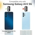 thumbnail image 4 of Rome Tech for Samsung Galaxy A15 5G Tempered Glass Screen Protector 3 Per Pack, 4 of 7