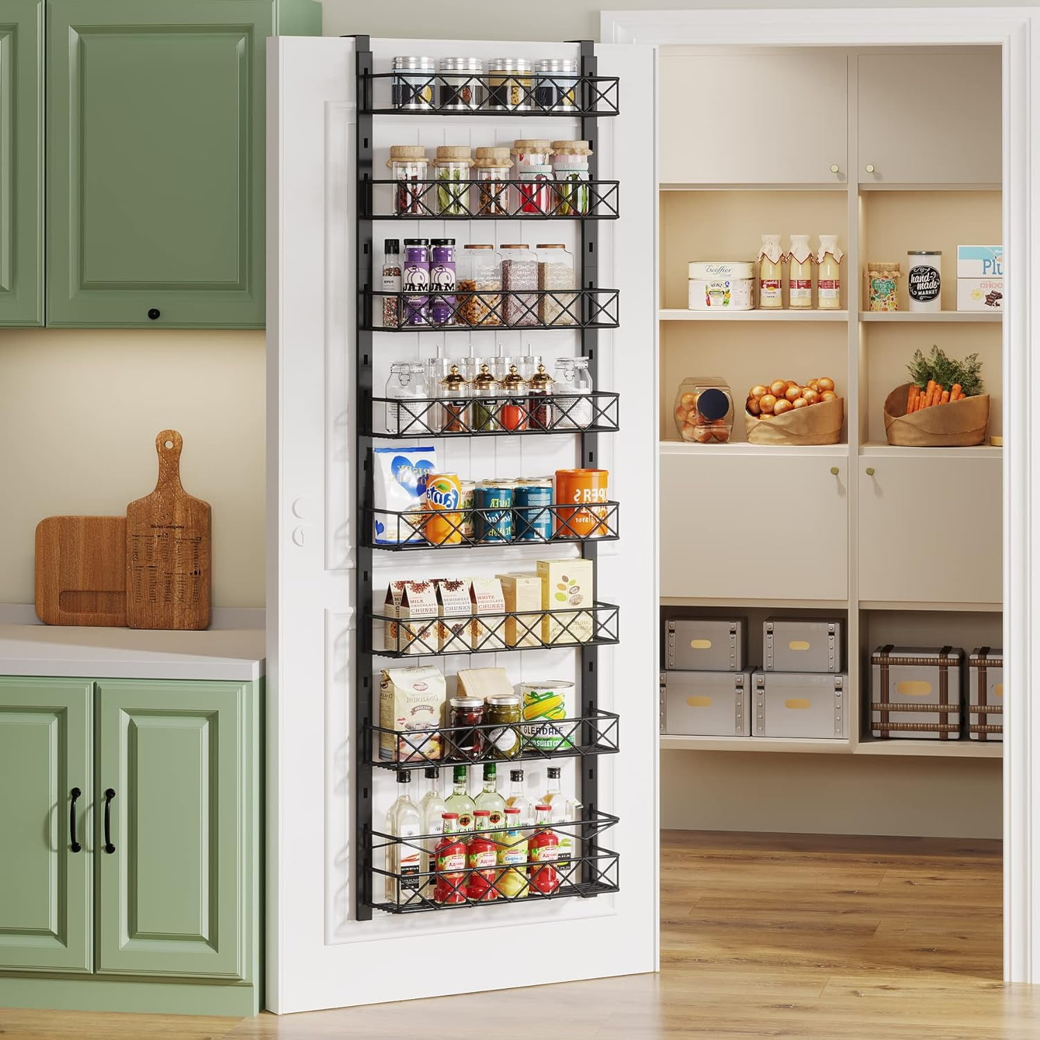 Tiered pantry shelf hotsell