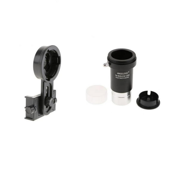 Telescopio Ocular Lente 5X '' Universal T Adaptador + Teléfono Móvil