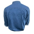thumbnail image 2 of Truman Indigo Mens Denim Button Down Shirt, 2 of 5