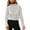 White, variant on EDFBUYKRS Female Sweaters Women Soft Knit Poncho Sweater Pullover Cardigan Lightweight Wrap Topper for All Season Fall Sweater M
