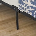 thumbnail image 5 of Queen Size Metal Platform Bed, Full Bed Frame with Vintage Headboard Footboard, Sturdy Metal Slats and Center Legs Support, 10" Under-bed Storage Space, Noise Free, No Box Spring Needed, Matte Black, 5 of 7