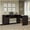 Brown, variant on Bush Furniture Cabot 60" L Shaped Desk with Storage, Espresso Oak