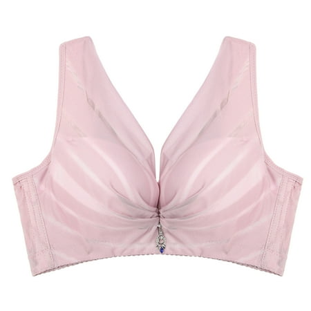

gvdentm Women s Beauty Back Smoothing Minimizer Bra Bralettes For Women With Support Pink 32
