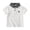 White, variant on Boys Tshirts Classic Plaid Collar Short Sleeve Polo Casual Daily Wear Top Boys' Tops Grey 4-5 Years