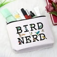 thumbnail image 4 of Ornithologist Gift Bird Nerd Bird Watching Zipper Makeup Bag for Bird Lovers, 4 of 5