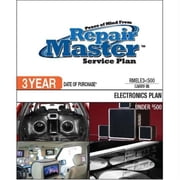 Repair Master RMELE3 500 3-Yr Date of Purchase Electronics Plan - Under $500