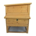 thumbnail image 6 of Pawhut 72 in. Deluxe Wooden Chicken Coop Hen House with Outdoor Run, 6 of 6