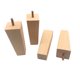 thumbnail image 3 of FELTECHELECTR 4 patas de madera para sofá, armario, cama, muebles, soporte, 3 of 6