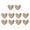 Pink, variant on zhaomeidaxi 10Pcs/Set Luxury 3D Crooked Peach Nail Drill Rhinestones Love Heart Peach Rhinestones for Nails Art 3D Decoration Manicure DIY Decoration