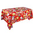 thumbnail image 1 of OUSITAID Eye-catching Table Cloth Wear-resistant Plastic Decorative Halloween Exquisite Tablecover for Kitchen, 1 of 12