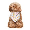 thumbnail image 4 of Naloa Cartoon Birds & Flowers Dog Bandanas 1PC Washable Triangle Dog Scarfs Premium Durable Fabric, for Small Medium Large Dogs and Cats, 4 of 6