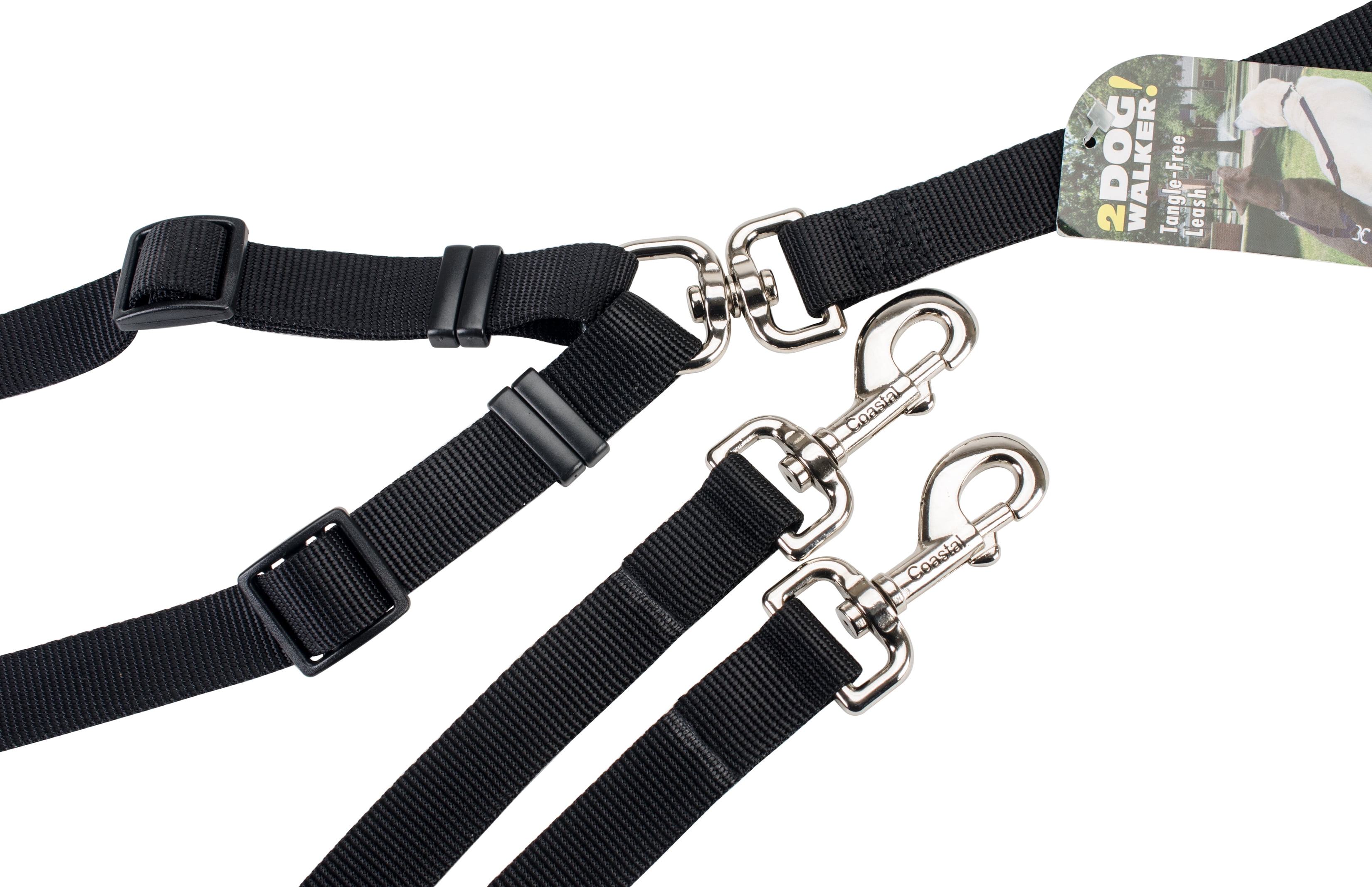 one leash to walk two dogs