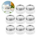 8Pcs Mini Mason Jars Sealing Jam Jars Small Glass Canning Jars Honey