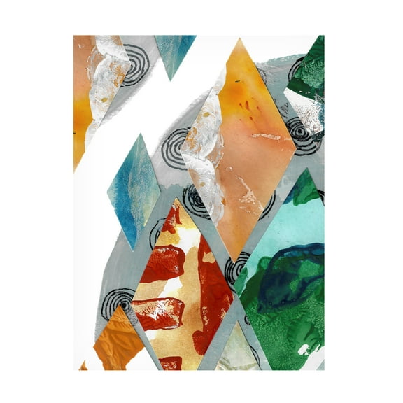 Canvas Wall Art - Maliq 'Fill The Void 2' Wall Art for Living Room, Bedroom, or Office Décor by Trademark Fine Art - 14 x 19 Inches