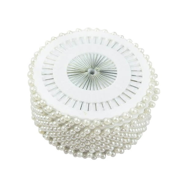 Alfileres de costura Wosthever 40 piezas Blanco